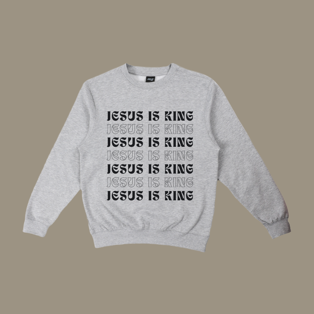 JESUS IS KING UNISEX SWEATSHIRT