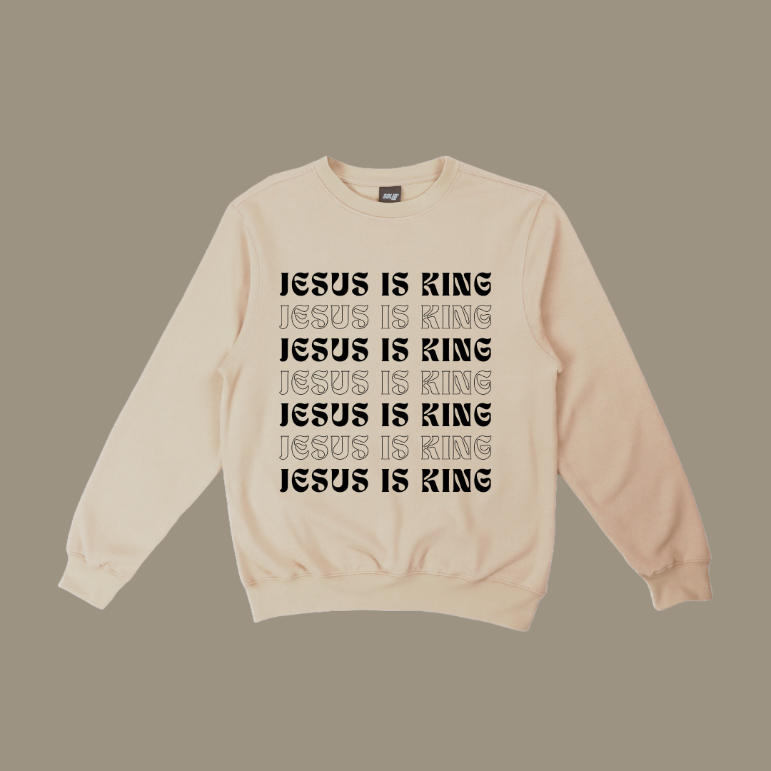 JESUS IS KING UNISEX SWEATSHIRT